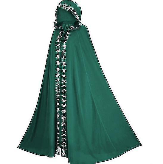 Cape médiévale Renaissance Robe gothique à capuche