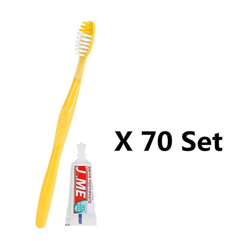 50/70 Sets Toothbrush+toothpaste Kit Disposable Oral Clean Wash Gargle Suit For