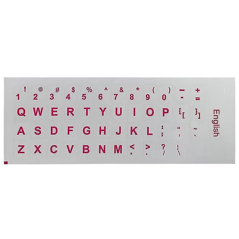 English Letter Keyboard Sticker Keypad Cover For Notebook Computer Desktop