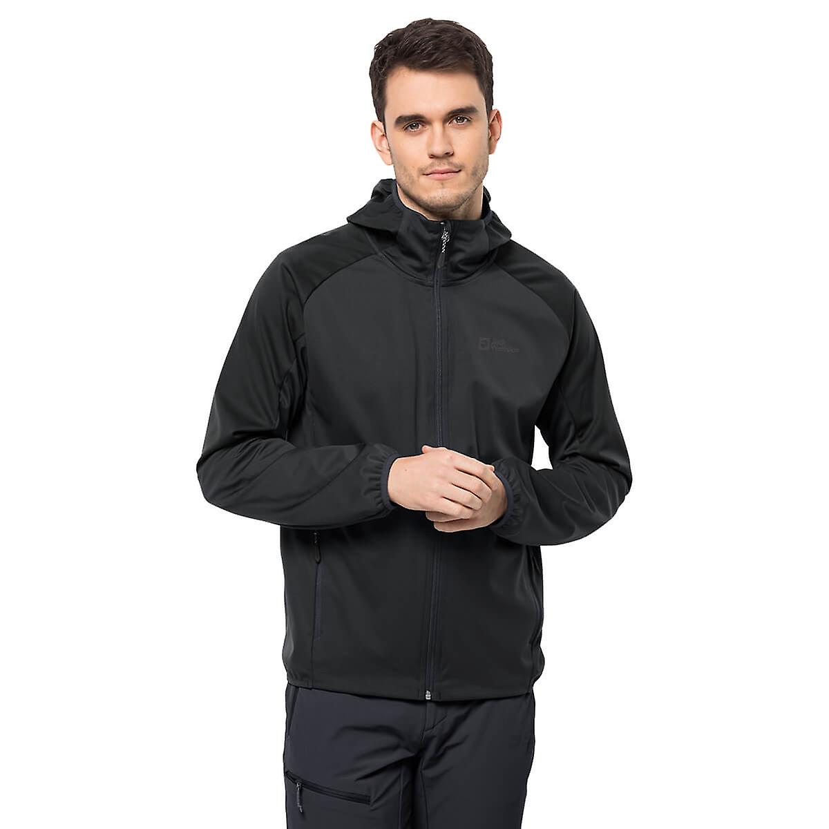 Jack Wolfskin Mens Feldberg Softshell Stretch Wind & Water Resistant Jacket