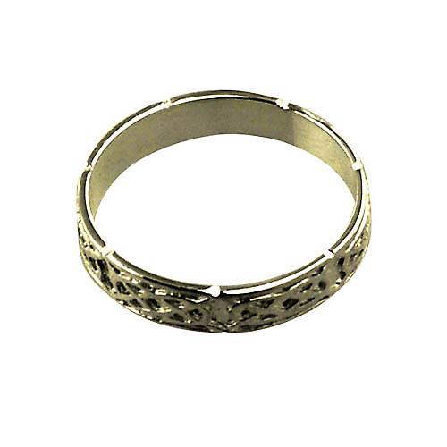 18ct Gold 4mm Celtic Wedding Ring Size Z