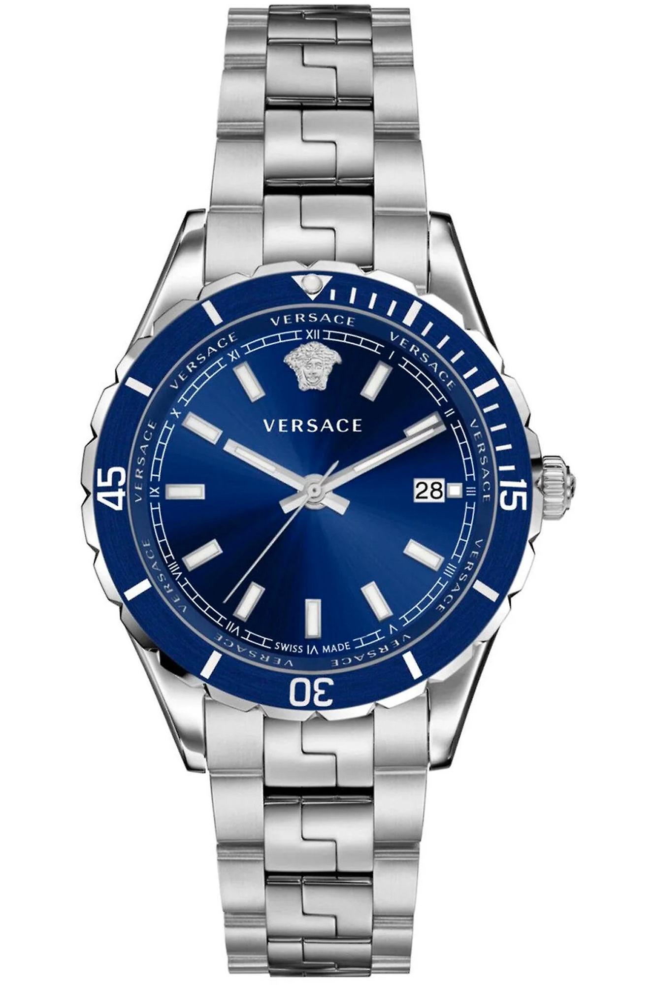 Versace VE3A00922 - Análogo de cuarzo macho de acero inoxidable