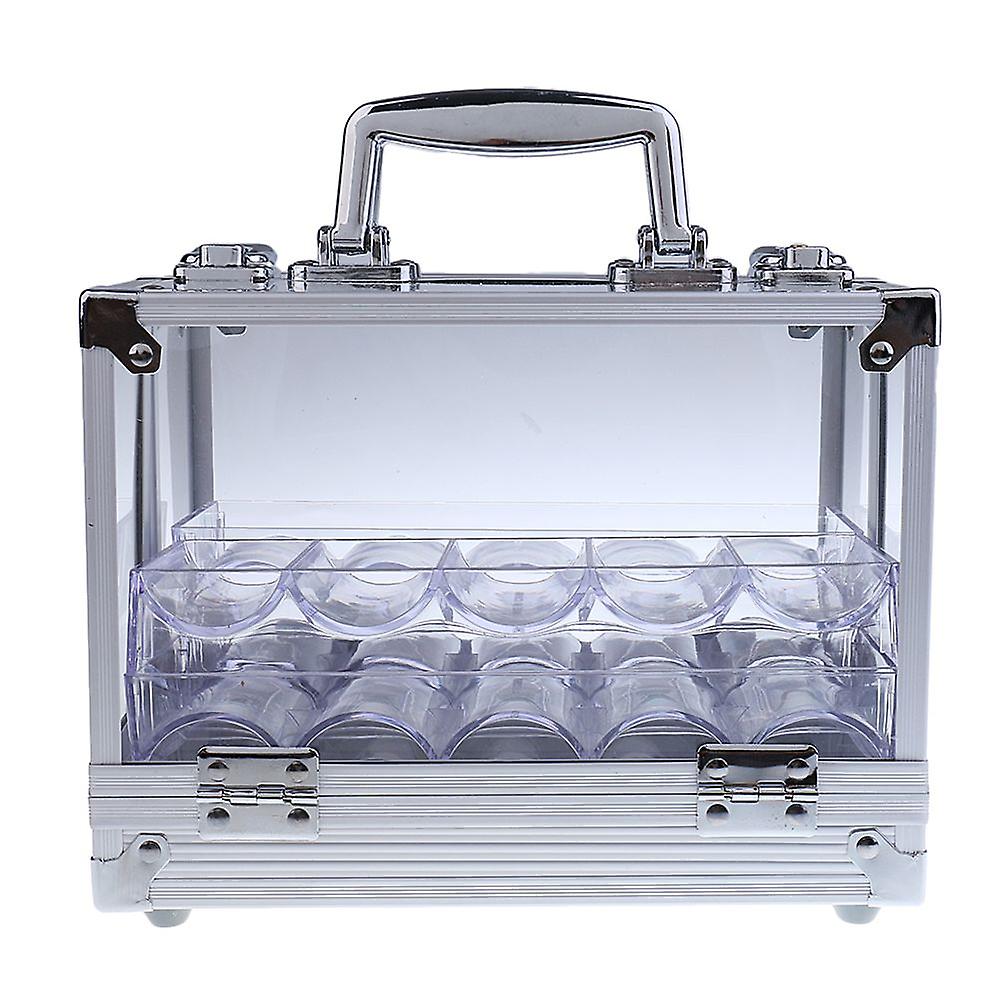 Poker Chips Case Portable Chip Poker Suitcase