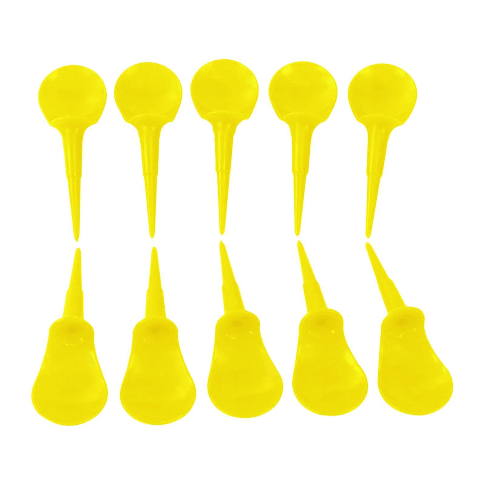 10 PCS Professional Golf Tees Driving Range Accessory Beginners Yellow