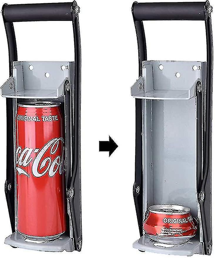 Best Seller Can Crusher And Bottle Opener - Heavy Duty 16 Oz 2 In 1 Aluminum Drinking Tin Can Kitchen Recycling Tool For Recycling Beer Soda Cans, Shr