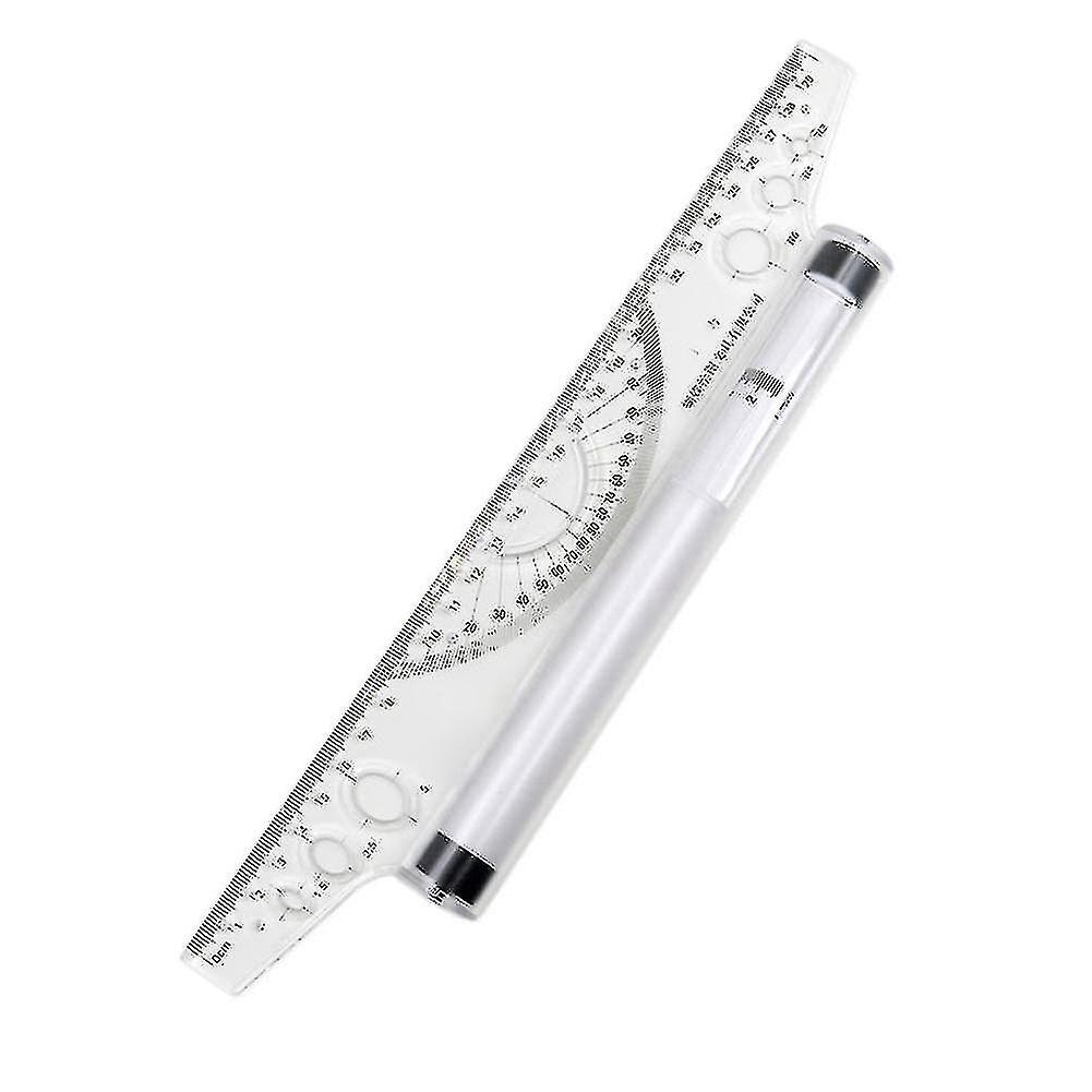 Rolling Parallel Ruler 30cm Protractor Professional Technical Drawing Design Examination
