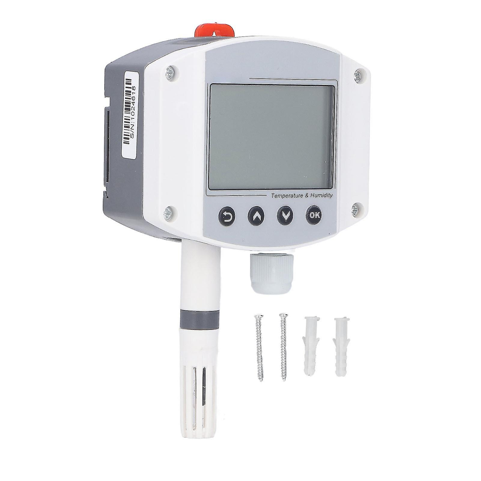 485 Temperature Humidity Transmitter High Accuracy Temperature Humidity Sensor With Lcd Display 10~30v