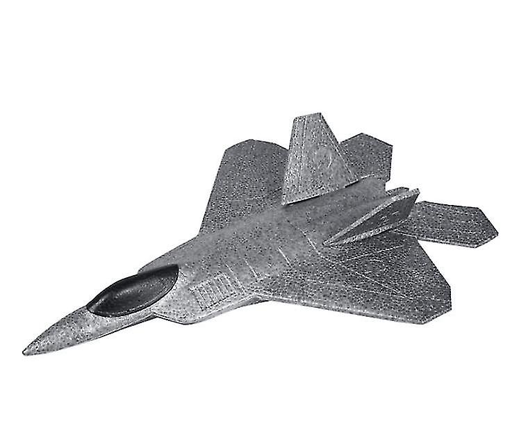 Gray Foam Fighting Aircraft, Model Aircraft, Children's Gliding Fighter Az2018