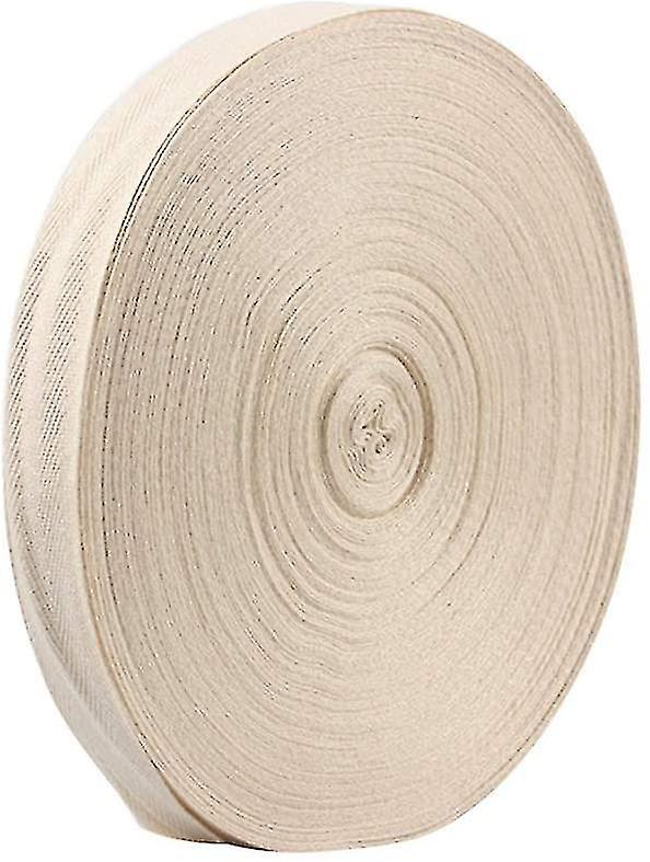 Algodão Twill Ribbon para costura presente embrulhando diy vestuário acessórios cinto webbing, 50m