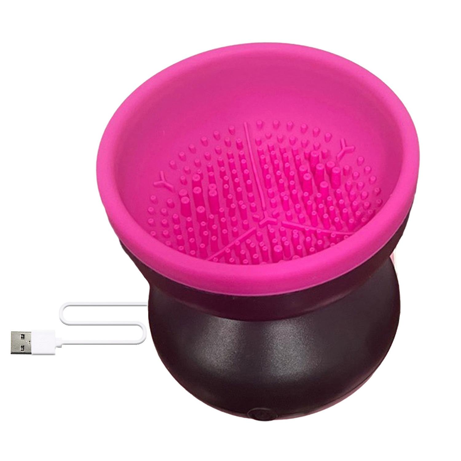 Electric Makeup Brush Cleaner Machine Portable Easy Operation Gift Automatic Electric Scrubber for W