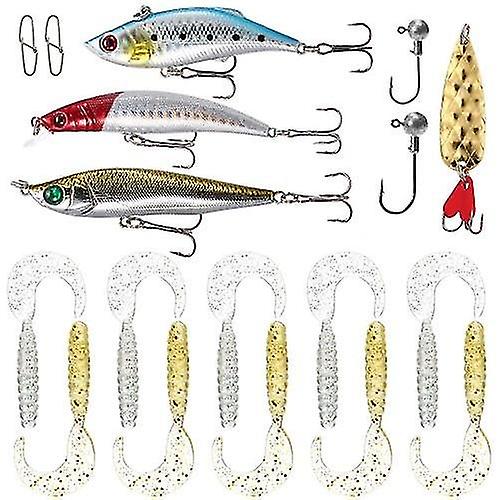 Angelköder Köder 18pcs Angelköder Kit