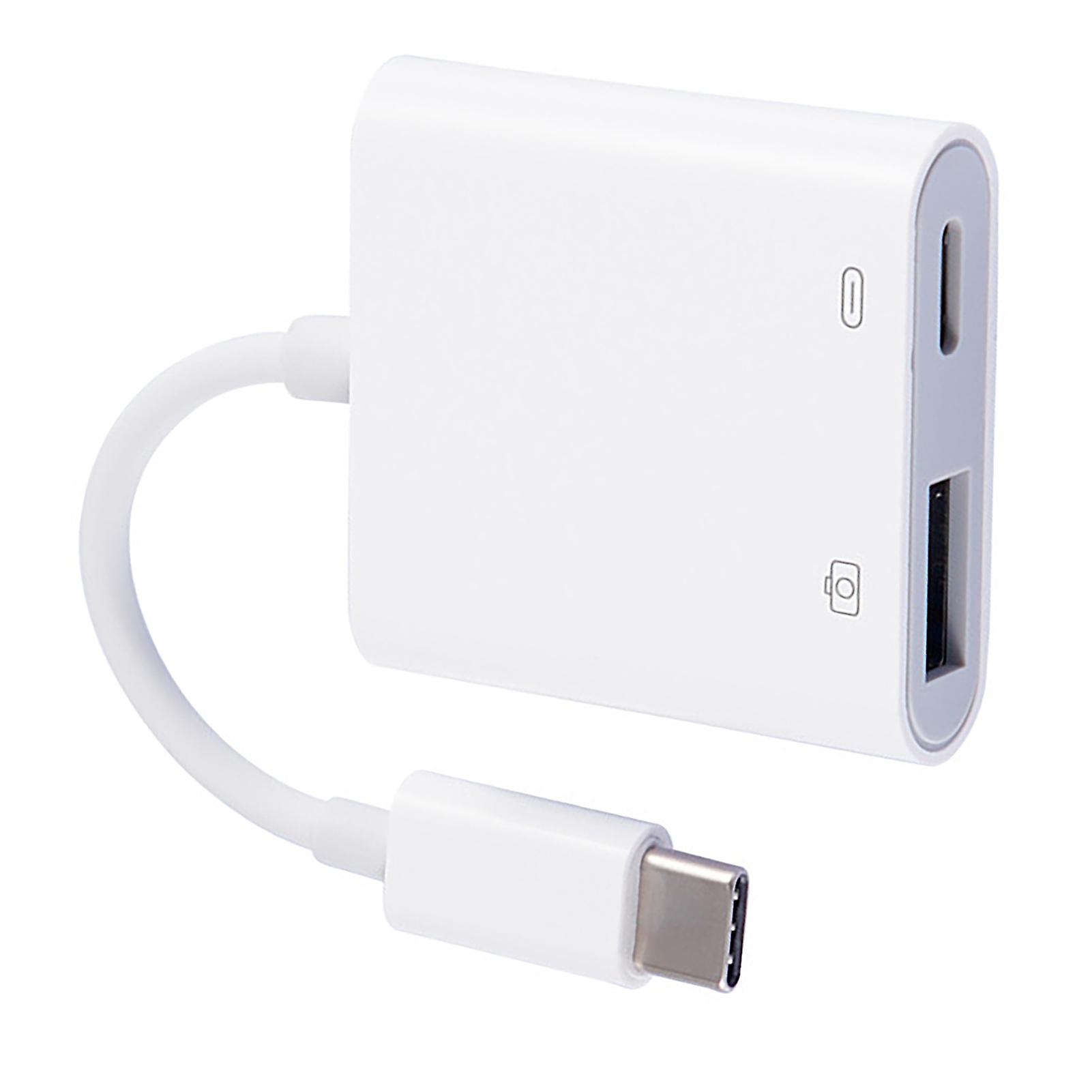 Adaptateur de carte mémoire de type C vers lecteur de carte USB3.0 OTG pour la connexion d’une clé USB clavier-souris
