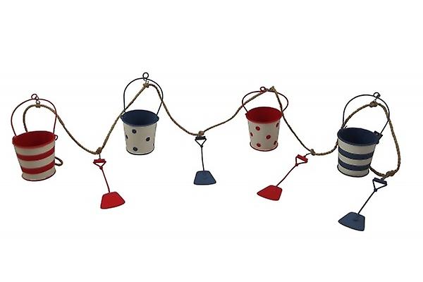 Shoeless Joe Buckets and Spade Bunting Nautical Decoration