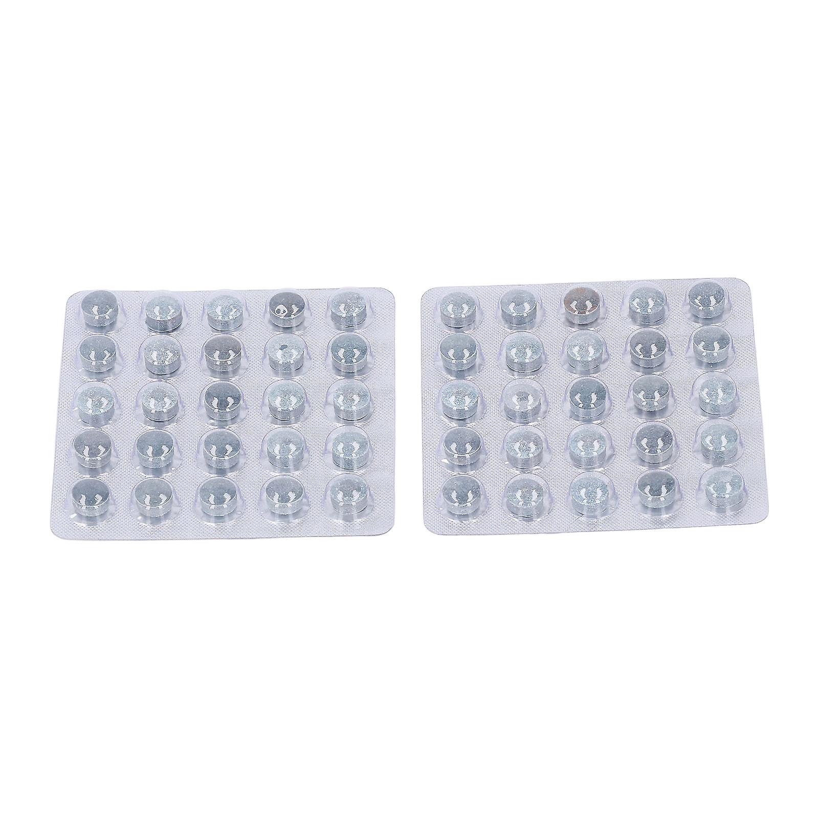 50PCS Medium PU Pool Cue Tips 10mm Quick Fix Replacement