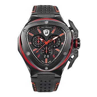 Sp x Men's Analog Quartz Watch with Cowhide Bracelet T9XA