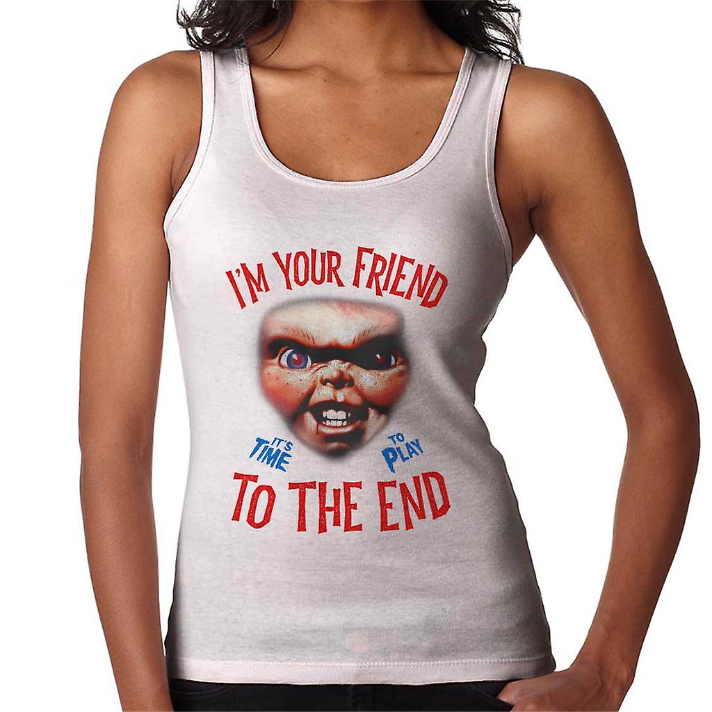 Chucky Im Your Friend To The End Women's Vest