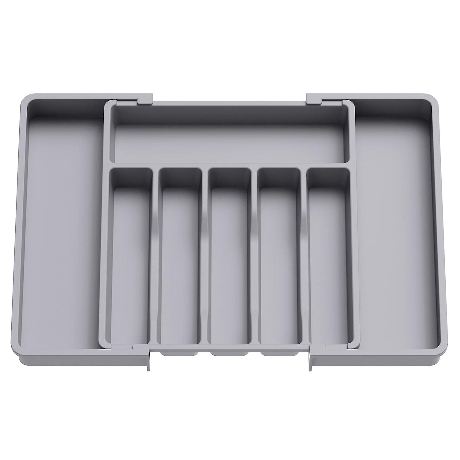 Cutlery Box Expandable Drawer Organizer Adjustable Width Compact Design Easy Access Compartment