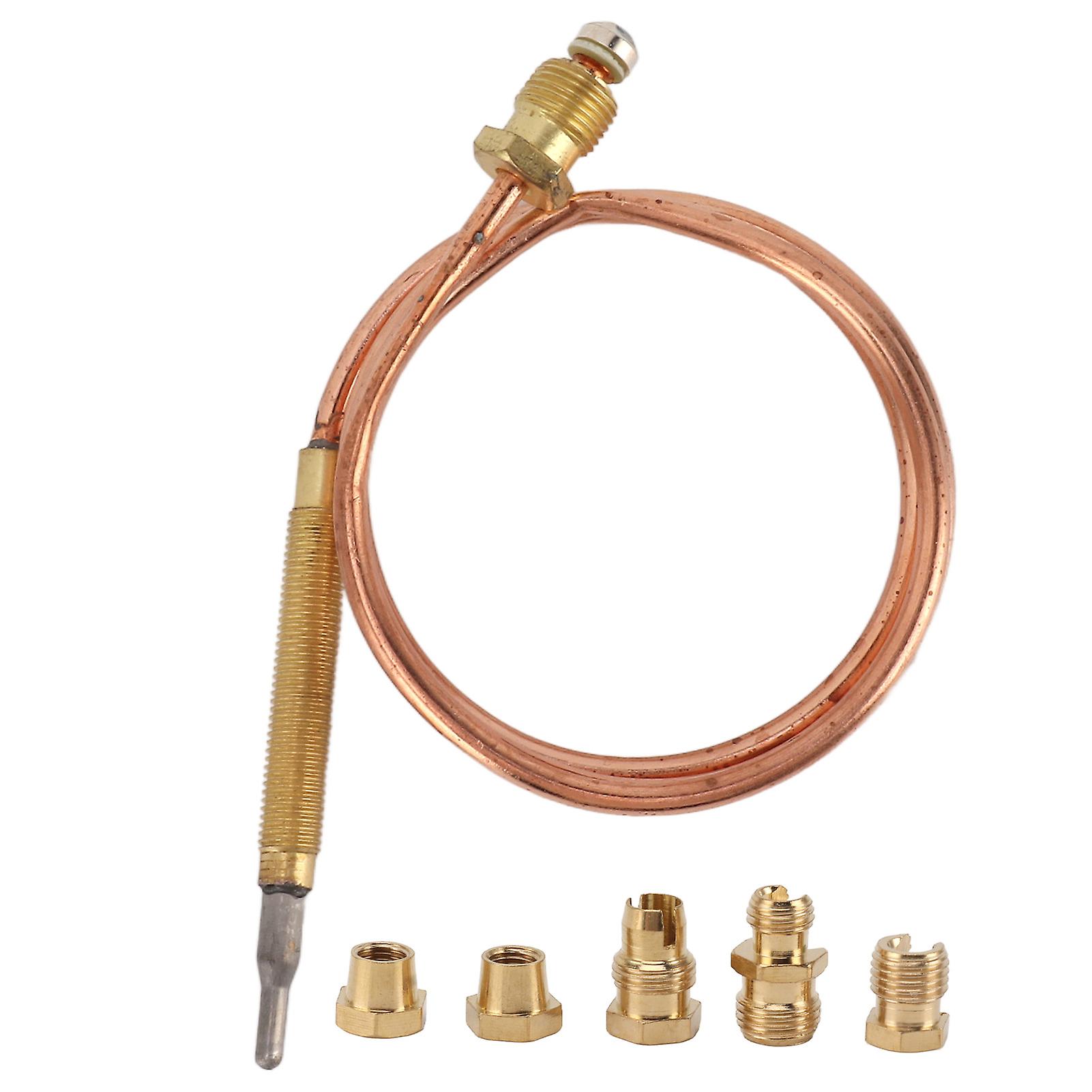 Fast response, high temperature resistant replacement thermocouple for gas boilers and water heaters