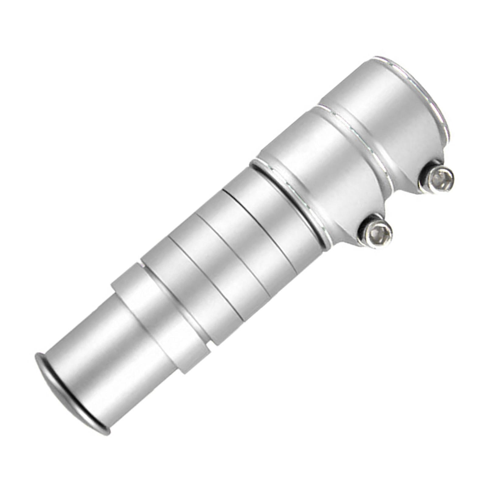 Bike Stem Riser 13cm Aluminum Alloy Handlebar Extender Silver