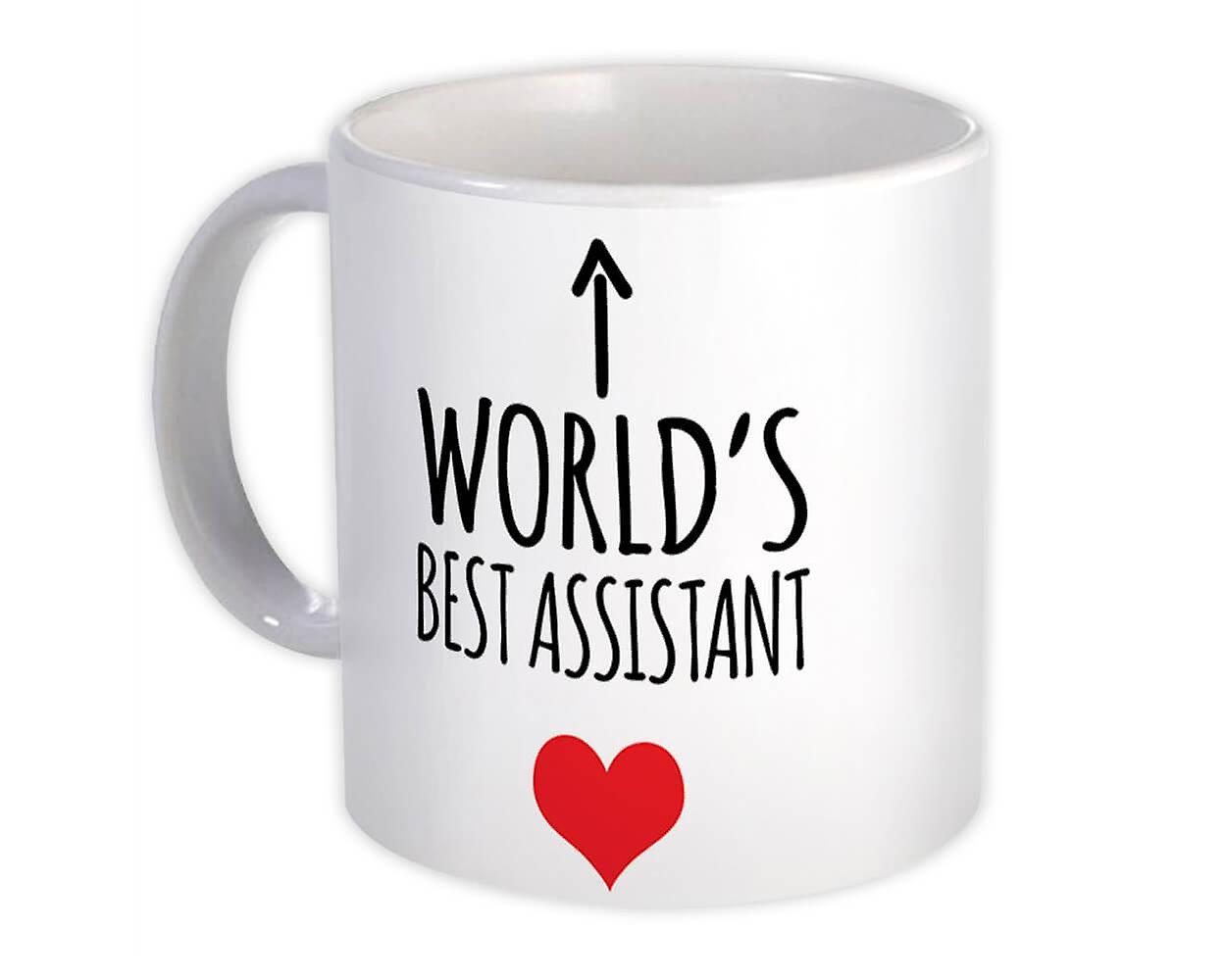 Gift Mug: Worlds Best ASSISTANT Heart