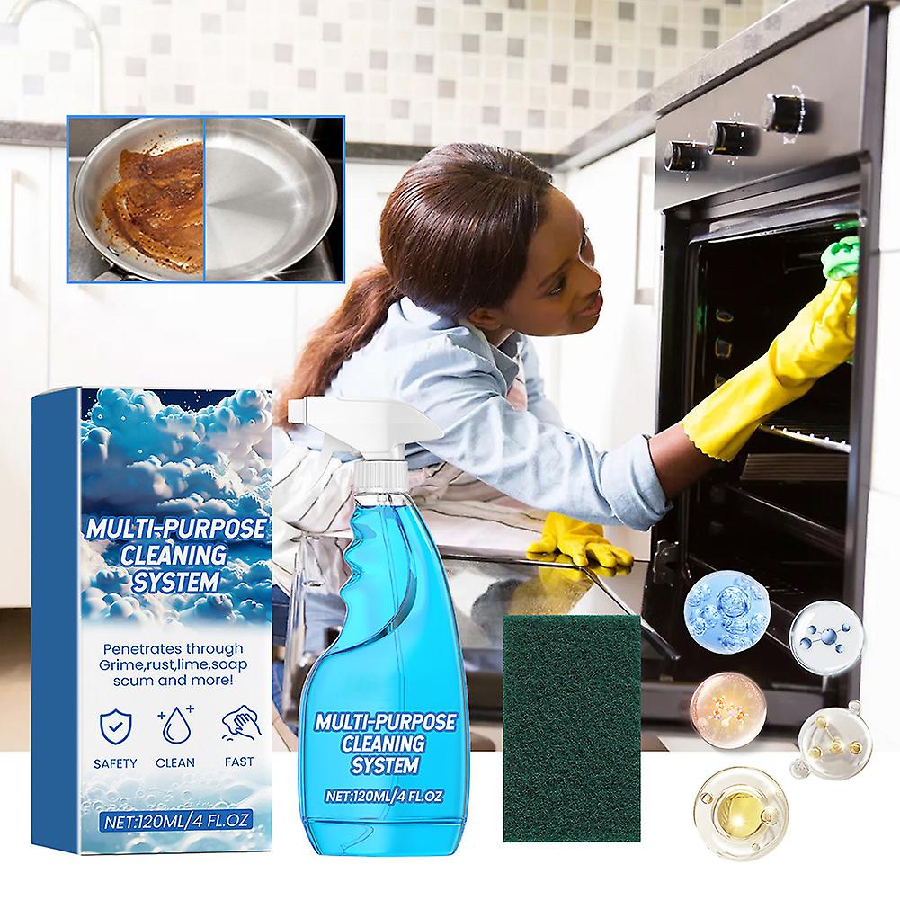 Multiple Surfaces Degreasing Foam Cleaner Removing Burnt-On Food Cleaner for Oven/Stovetop/Drain