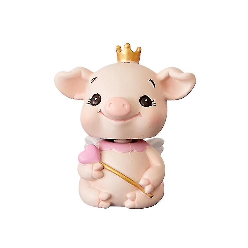 1pcs Shake Head Pig Decor