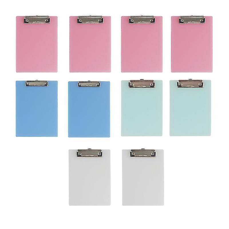 10pcs Plastic Clipboard