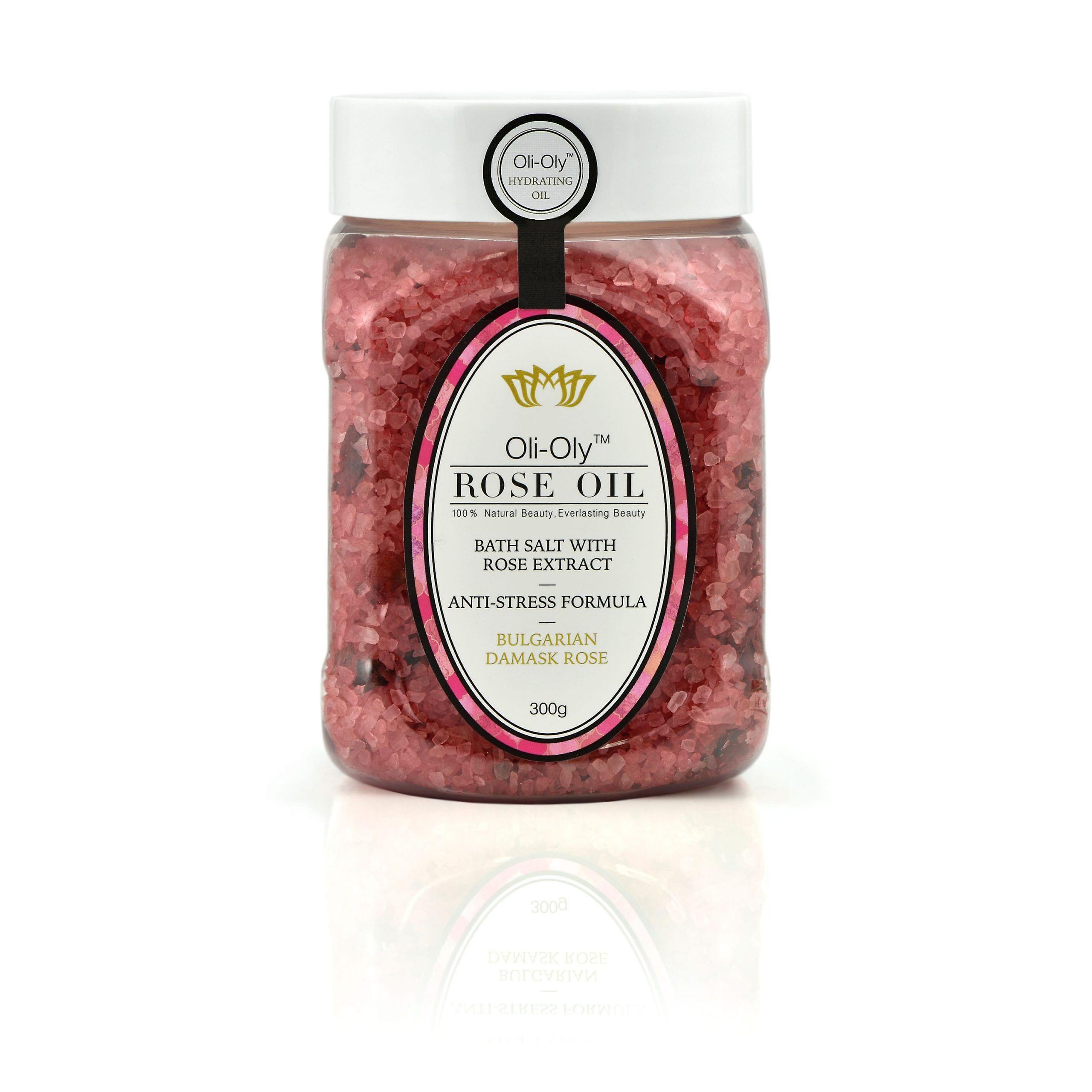 Oli-Oly Bath Salt with Rose Oil, 300g
