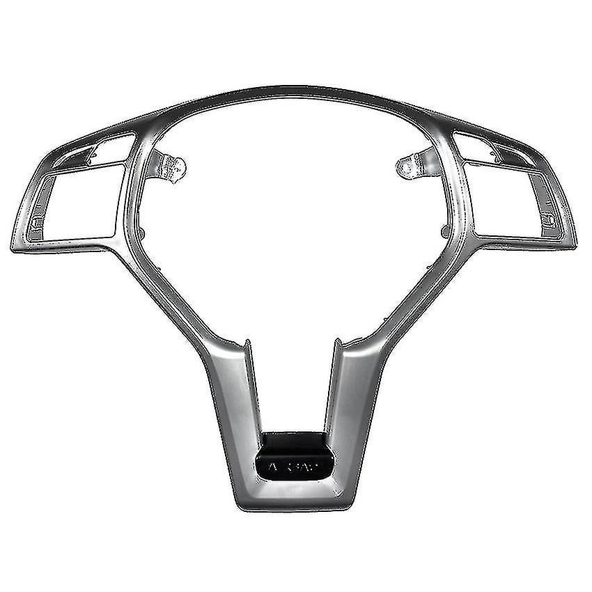 Car steering wheel frame trim cover for a c e gla cla cls class w176 w204 w212 x156 c117 silver