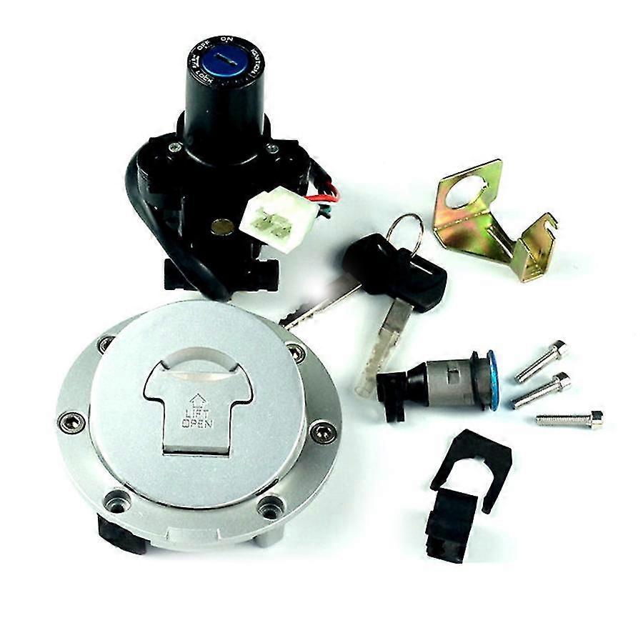 Ignition Switch Lock & Fuel Gas Cap With Key Set For 2004-2007 Honda CBR1000RR Motorcycle