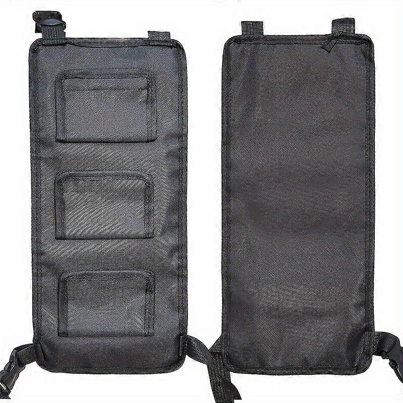 2-Piece Adjustable Car Fishing Rod Holders With Straps - Lightweight, Durable Lycra Material For Easy Travel & Storage