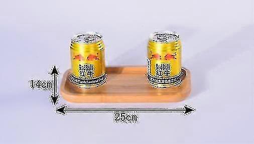 1pc Wooden Bamboo Tray Tea Cup Storage Pallet Rectangular Plate|storage Trays
