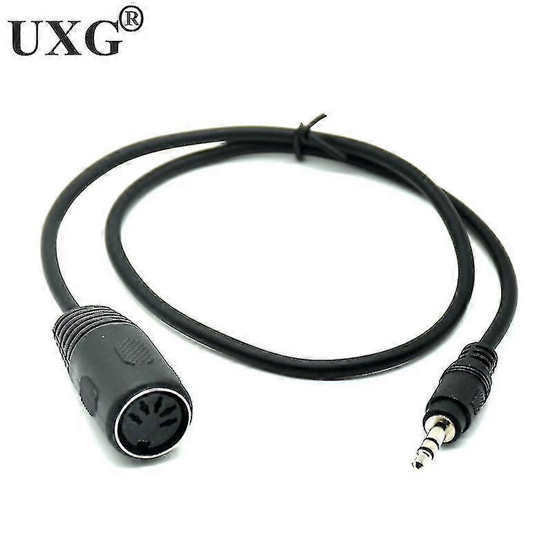 Audio Extension Line Din 5 Pin Din Midi Male Plug To 3.5mm Male Stereo Jack Audio Extension Cable Of 0.5m/1.5m/ 3m Tw