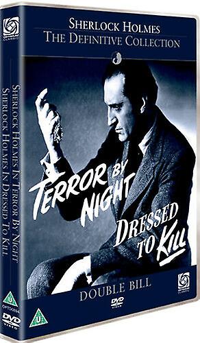 Sherlock Holmes Dressed to KillTerror By Night DVD (2007) Basil Rathbone - Region 2