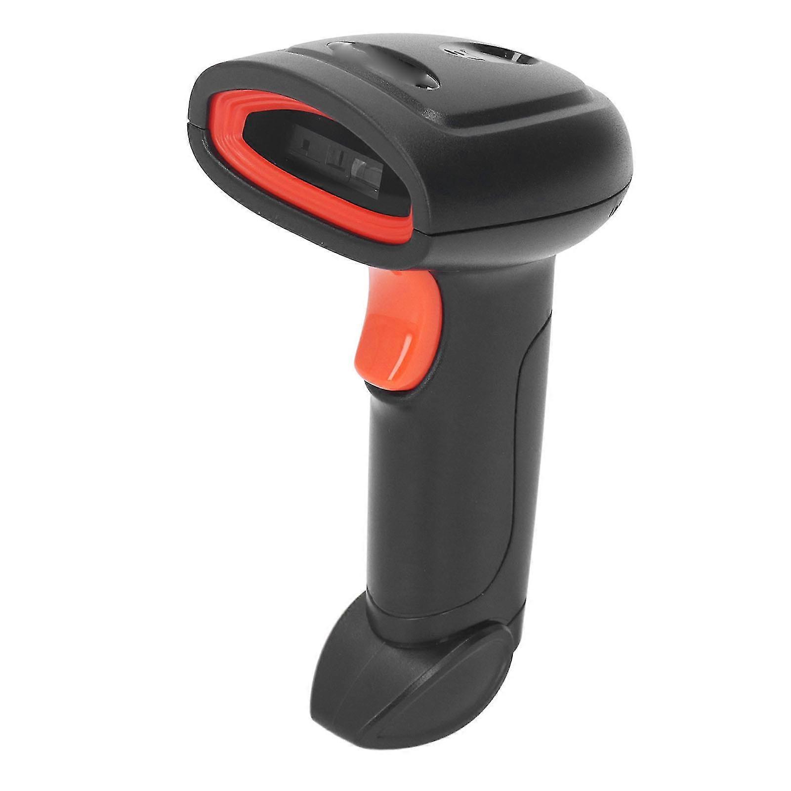 Wireless Barcode Scanner 2.4G Handheld 1D CCD QR Code Reader for Supermarket Delivery
