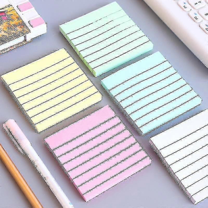 Sticky Notes Lined Notes, Color Lined Notes For Home School Offices Free Shipping