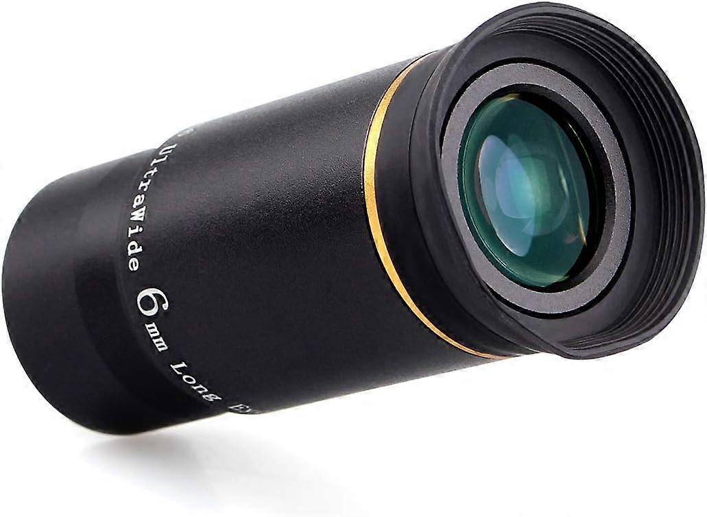 Ocular telescópico LINJOU, ultra gran angular de 1,25" 6 mm y 66 grados