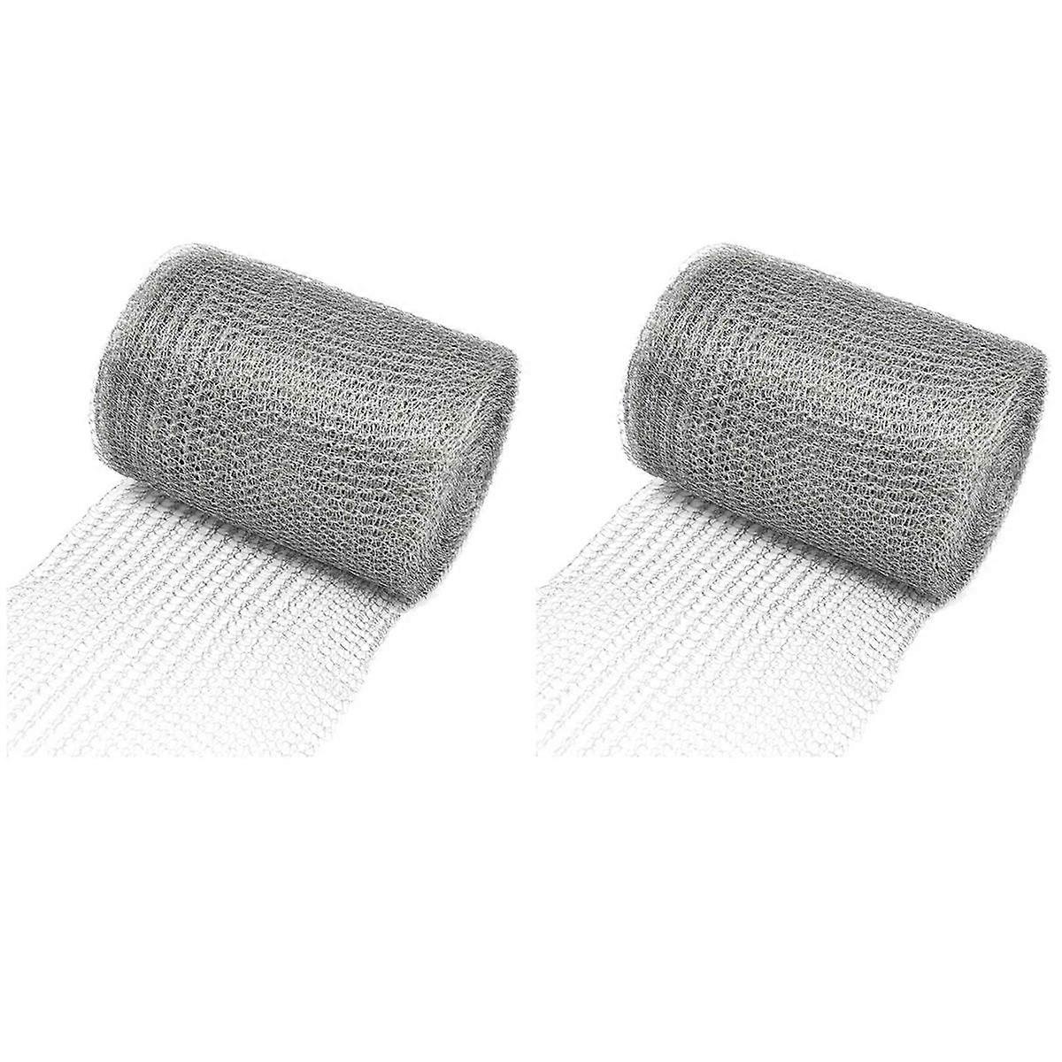 2X Wire Mesh Stainless Steel 12.7 cm x 12 M Wire Mesh Fine Mesh Stainless Steel Mesh Close Mesh for