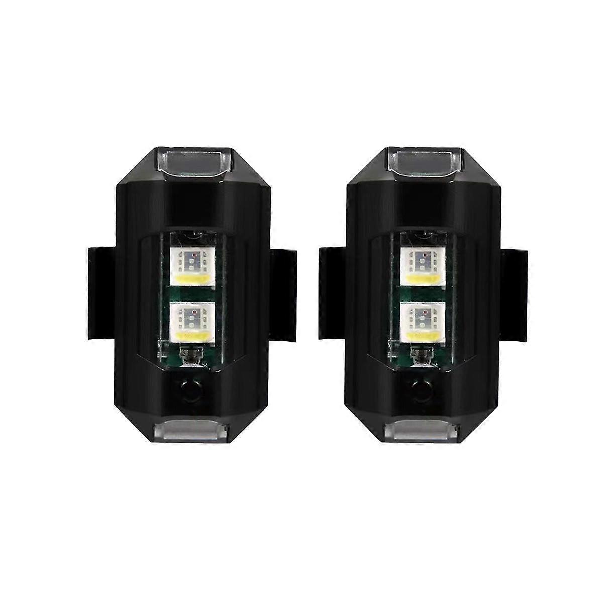 2 Pcs 7 Couleurs Drone Strobe Lumière USB LED Anti-Collision Vélo Queue Drone Nuit Mouche Mini Signal Flas