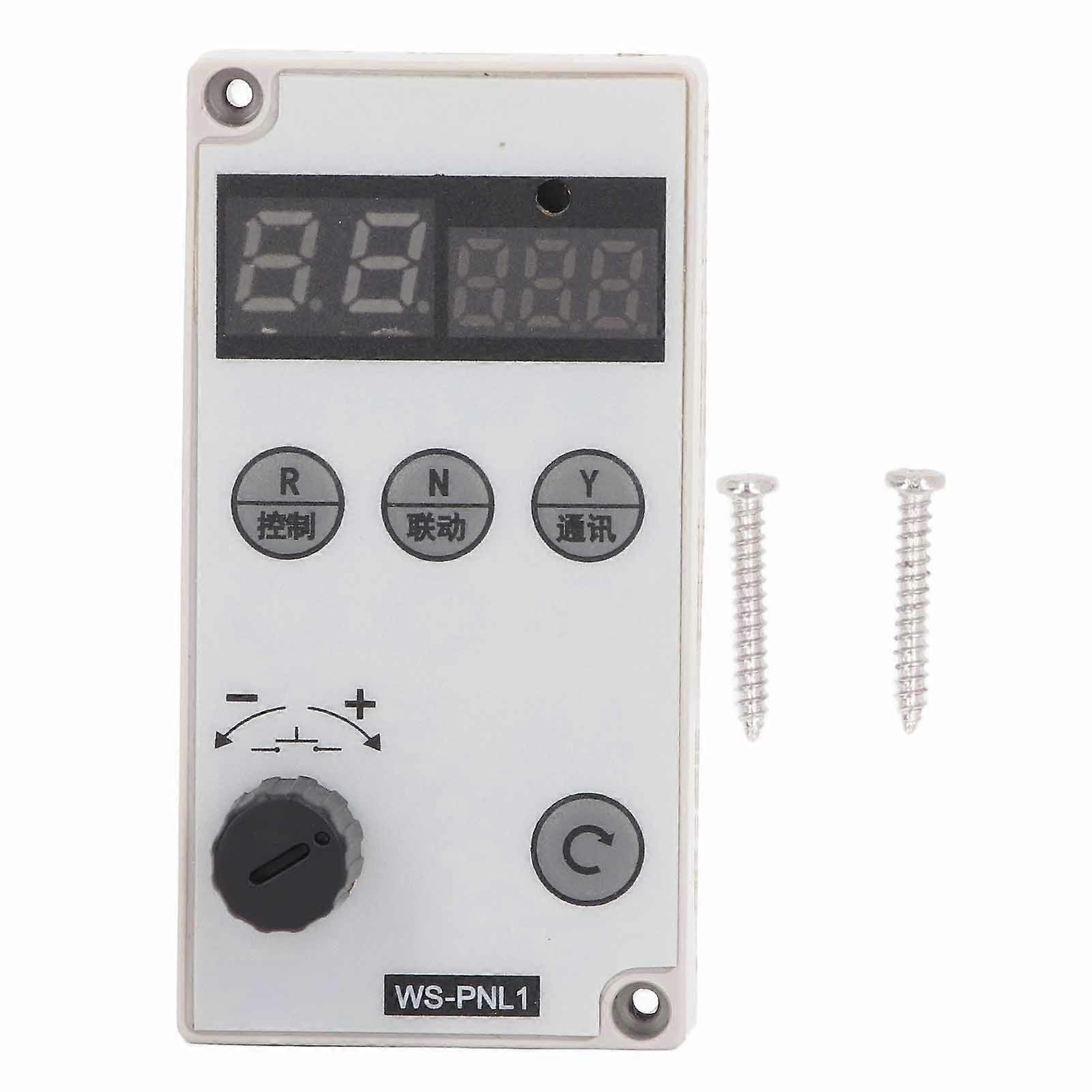 Spänningsregulator LED Digital Display 10-stifts voltregulator Kontrollbrytare för PLC