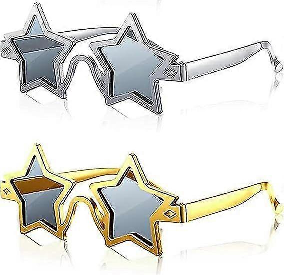 2Pcs Elton John Glasses,star Glasses,disco Glasses