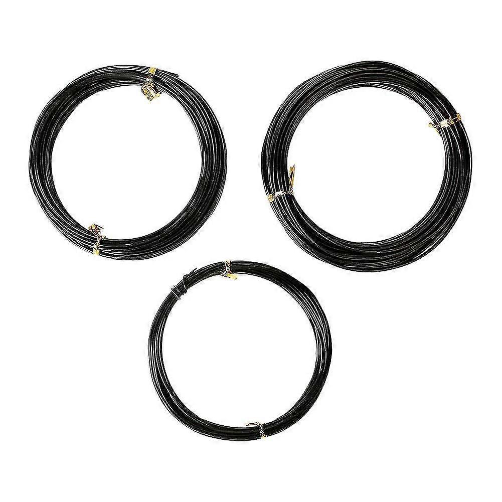 5rolls Starter Plants Bonsai Training Wire Set Anodized Aluminum Beginner Garden