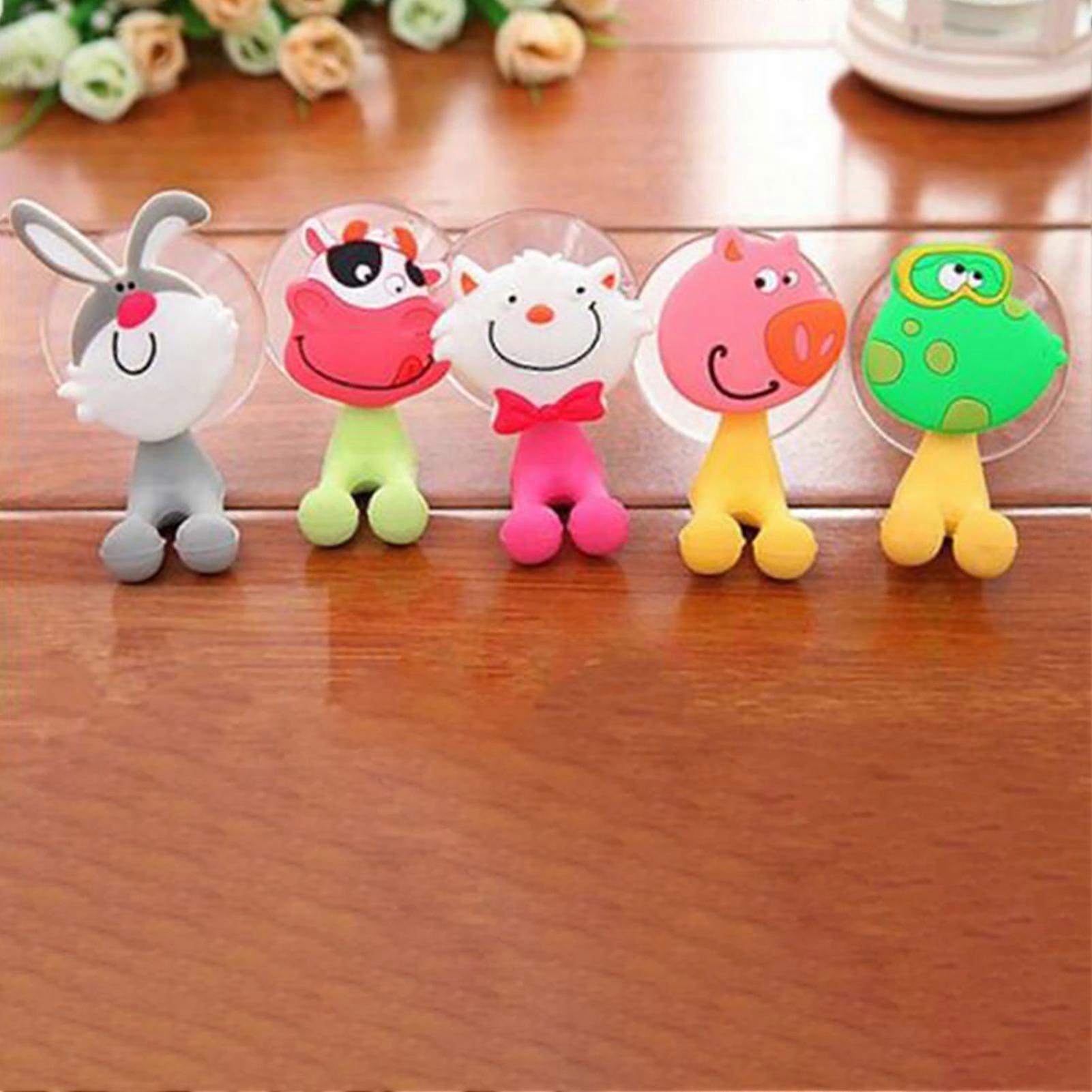 Toothbrush Holder Wall-mounted Cartoon Animal Pattern High Quality PVC ...