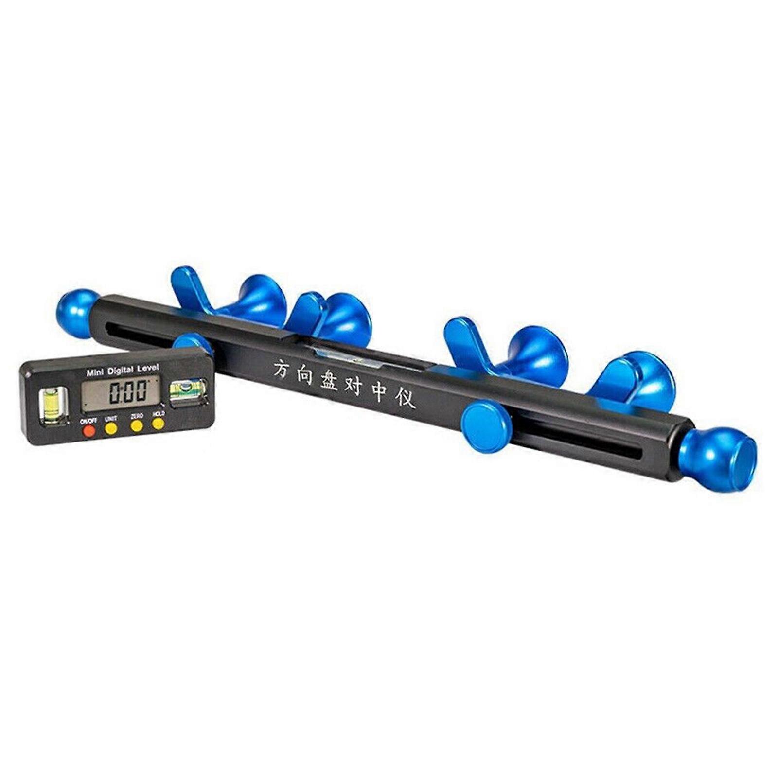"Universal Steering Wheel Alignment Tool - Adjustable, Precise, Essential for 4-Wheel Alignment"