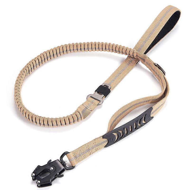 Heavy Duty Dog Leash Adjustable Shock Absorbing Leash With Reflective Line