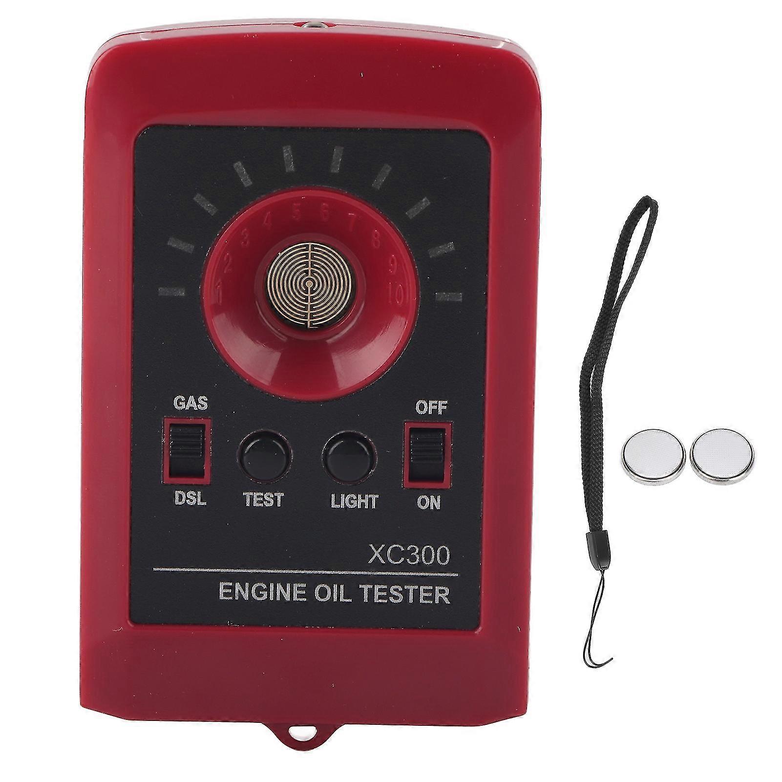 Engine Oil Quality Tester Analyzer Detector Gas Diesel Fluid Detection Tool W/led Indicator