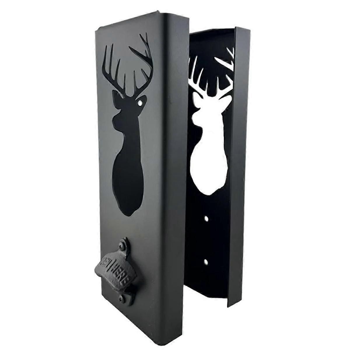 Can Cooler Holder with Bottle Opener, Wall Mounted Can Cooler Holder,2-in-1 Can Cooler Holder, Ergo