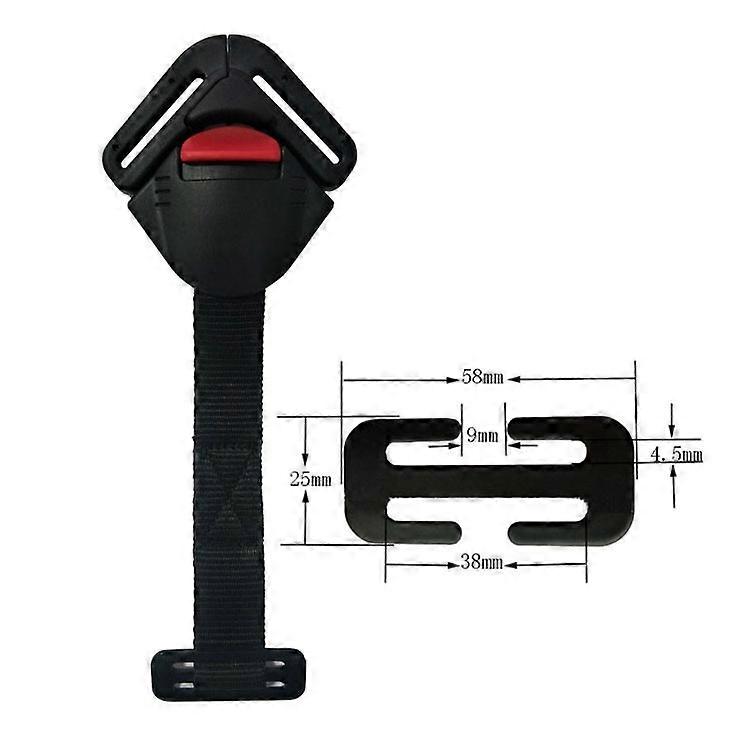 Car Baby Safety Seat Clip Fixed Lock Buckle Seat Safe Belt Strap Harness Chest Child Clip Buckle Latch Toddler Clamp Protection