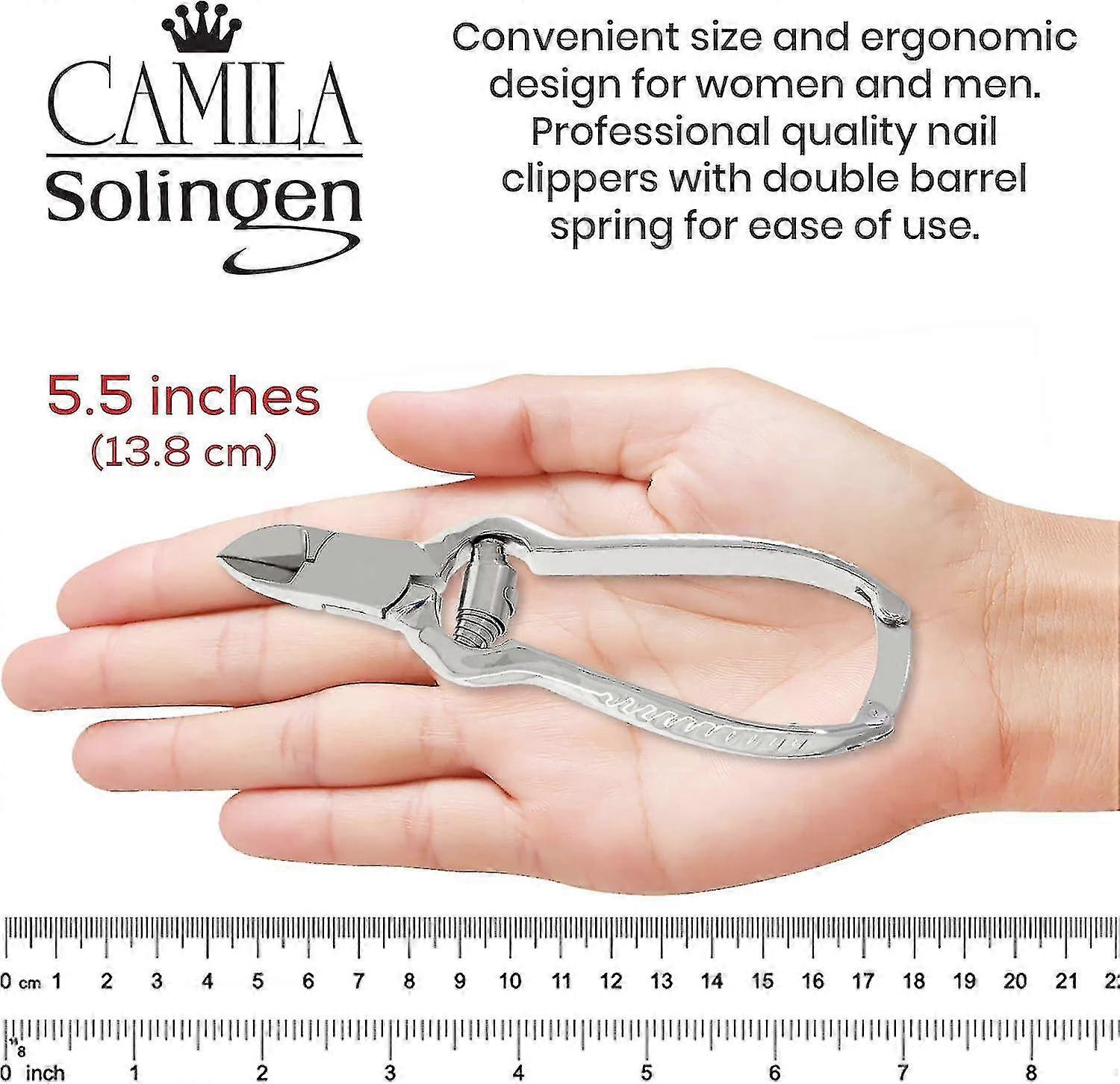 Camila Solingen Cs13 Large Heavy Duty Toe Nail Clipper For Thick ...