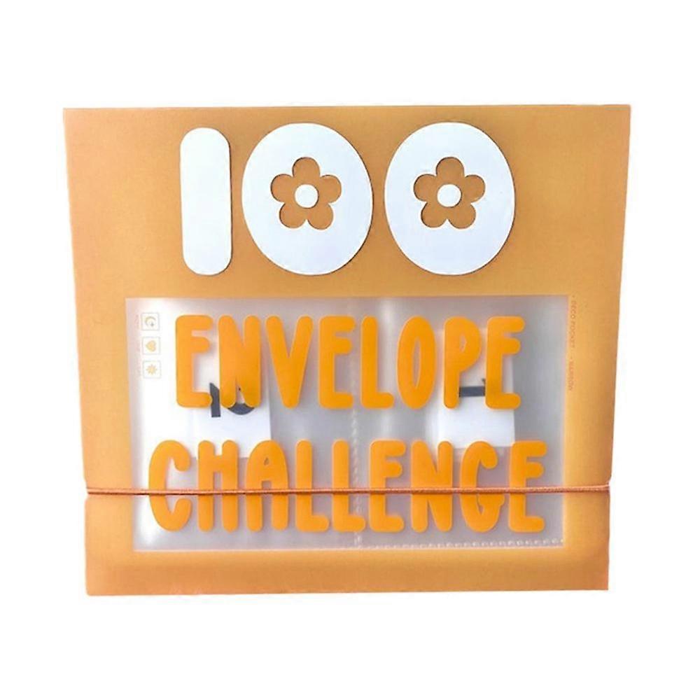 100 Days Save Money Envelope Challenge Binder Easy and Fun Way to Save Money, Cash Stuffing Saving Envelope for School, Home, Office